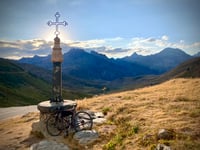 Col de la Croix-de-Fer from Barrage du Verney / Allemont