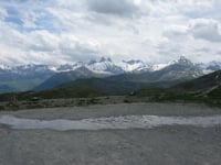 Col de la Croix-de-Fer from Barrage du Verney / Allemont