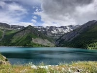 Col de la Croix-de-Fer vanuit Barrage du Verney / Allemont