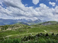 Col de la Croix-de-Fer vanuit Barrage du Verney / Allemont