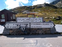 Col de la Croix-de-Fer from Barrage du Verney / Allemont