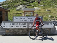 Col de la Croix-de-Fer from Barrage du Verney / Allemont