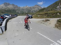 Col de la Croix-de-Fer from Barrage du Verney / Allemont