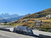 Col de la Croix-de-Fer from Barrage du Verney / Allemont