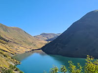 Col de la Croix-de-Fer from Barrage du Verney / Allemont