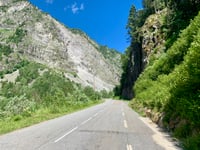 Col de la Croix-de-Fer von Barrage du Verney / Allemont