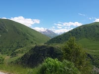 Col de la Croix-de-Fer from Barrage du Verney / Allemont