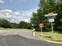 Col de la Croix de l'Homme Mort von Saint Antheme über Col des Limites
