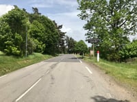 Col de la Croix de l'Homme Mort von Saint Antheme über Col des Limites