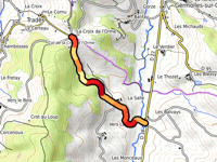 Col de la Croix de l'Orme da Germolles sur Grosne