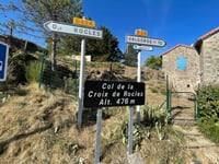 Col de la Croix de Rocles from Montredon