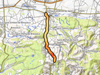 Col de la Croix de Toutes Aures von Saint-Etienne-de-Saint-Geoirs