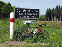 Col de la Croix des Fourches from Ronno