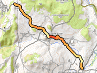 Col de la Croix des Gardes da Pêchot via Saint-Babel