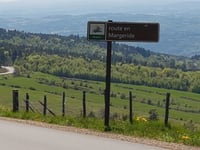 Col de la Croix du Fau from Paulhac-en-Margeride