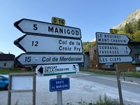 Col de la Croix Fry from Thônes