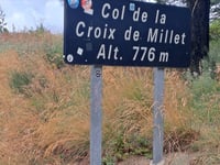 Col de la Croix Millet von Jaujac