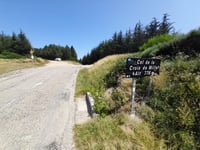 Col de la Croix Millet von Jaujac