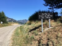 Col de la Croix Millet vanuit Largentière
