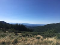 Col de la Croix Millet vanuit Largentière