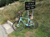 Col de la Croix Millet from Largentière