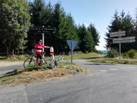 Col de la Croix Montmain from Lamure sur Azergues