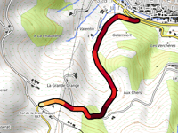 Col de la Croix Paquet desde Saint Clément sur Valsonne
