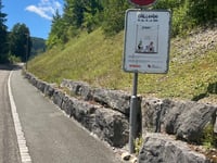 Col de la Croix vanuit Saint Ursanne