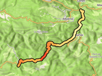 Col de la Fage from Fourtou