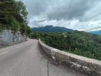 Col de la Forclaz de Montmin from Menthon-Saint-Bernard