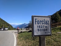 Col de la Forclaz from Martigny