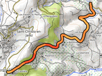 Col de la Gachet von Le Bourg Saint Romain Jarez
