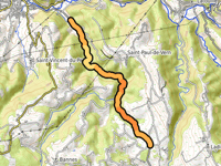 Col de la Loutre from La Cave