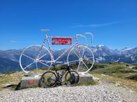 Col de la Loze da Brides les Bains via Courchevel