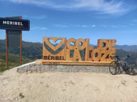 Col de la Loze über La Tania