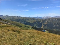 Col de la Loze über La Tania