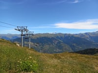 Col de la Loze über La Tania