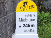 Col de la Madeleine vanuit Feissons-sur-Isère