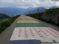 Col de la Madeleine from Feissons-sur-Isère