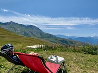 Col de la Madeleine from Feissons-sur-Isère