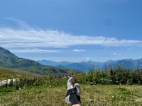 Col de la Madeleine from Feissons-sur-Isère