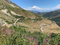 Col de la Madeleine from Feissons-sur-Isère