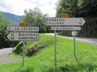 Col de la Madeleine from Feissons-sur-Isère