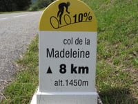Col de la Madeleine from Feissons-sur-Isère