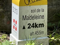 Col de la Madeleine from Feissons-sur-Isère