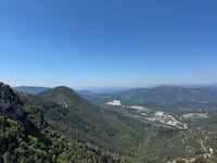 Col de la Madone de Gorbio depuis La Turbie