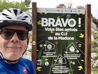 Col de la Madone de Gorbio von Menton