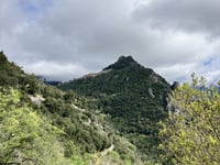 Col de la Madone de Gorbio von Menton
