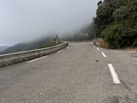 Col de la Madone de Gorbio von Menton