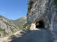 Col de la Madone de Gorbio von Menton